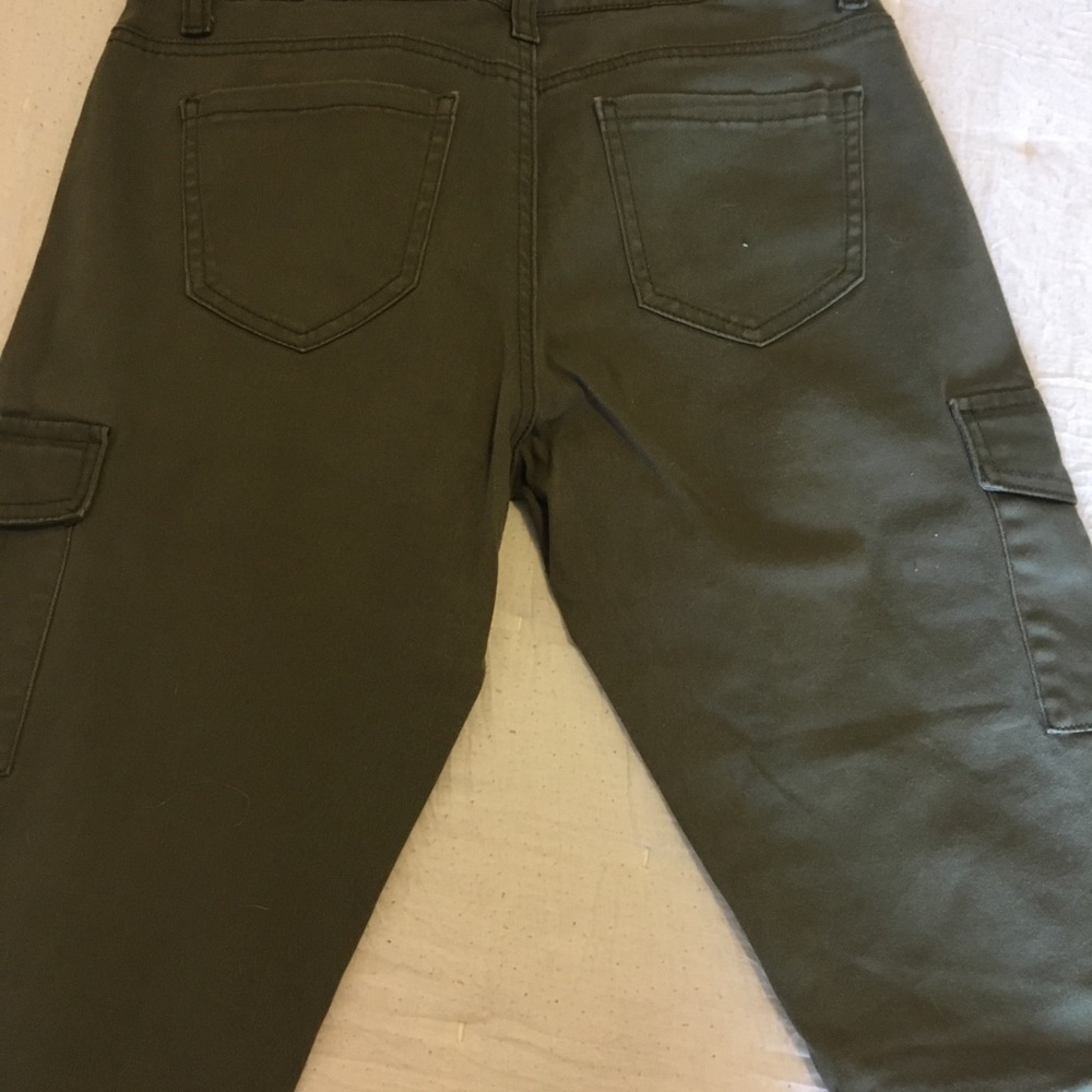hunter green wax jeans. - Picture 4 of 4